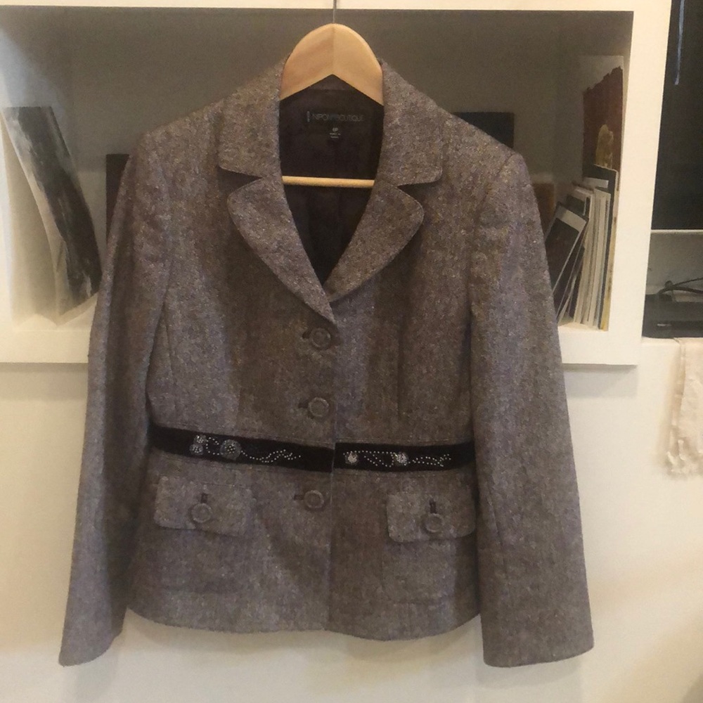 Nipón boutique embellished tweed jacket